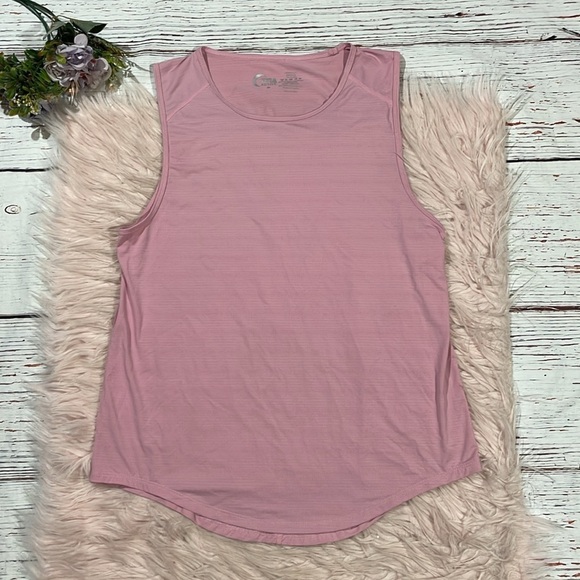 Zyia Active pink horizon athletic muscle tank top women’s - Picture 2 of 8